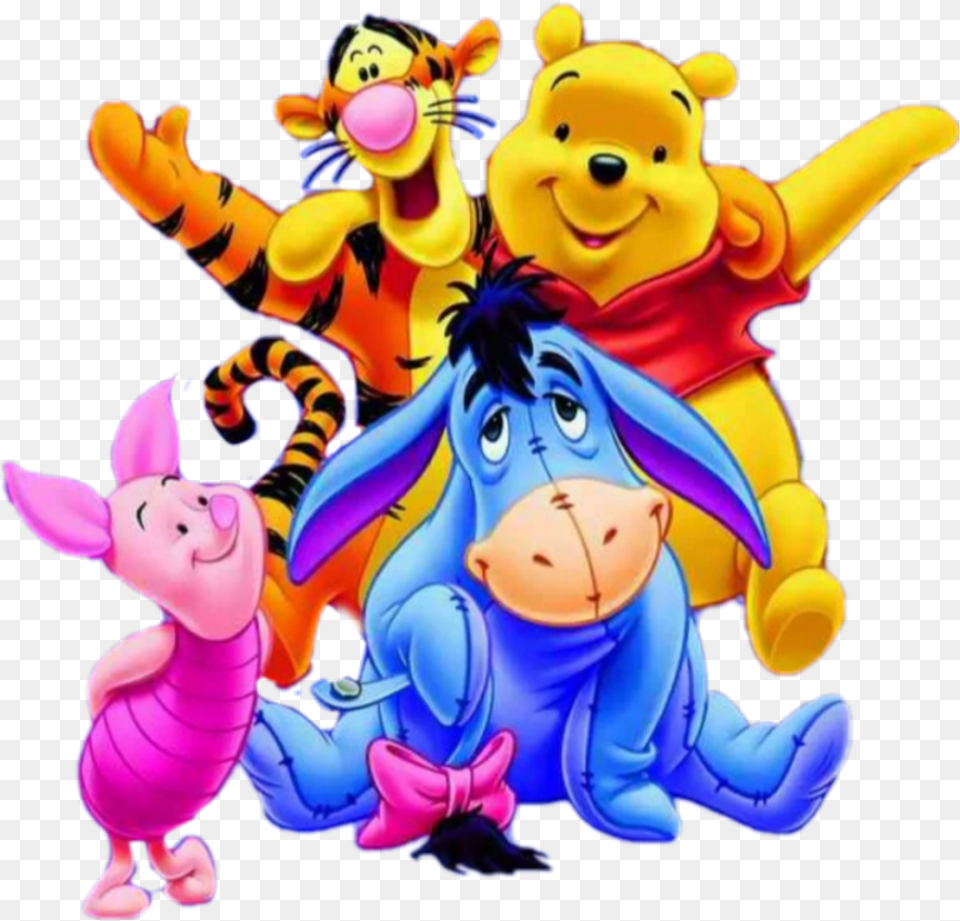 Pooh Bear Poohbear Poohandfriends Winnie Winniethepooh Winnie The Pooh And Friend, Baby, Person, Face, Head Png Image