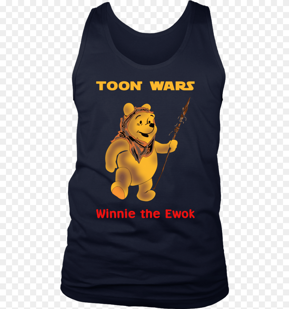 Pooh Bear Toon Wars Winnie The Ewok Shirt April Girl Birthday Shirts, Clothing, Tank Top, Face, Head Free Png Download