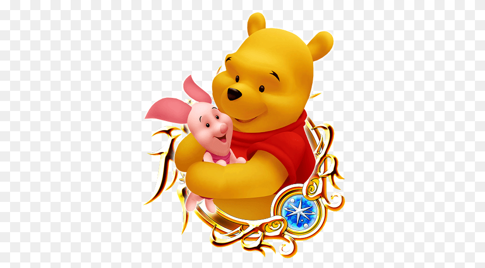Pooh Piglet Kingdom Hearts Chain Of Memories Sora, Animal, Bird Free Png Download