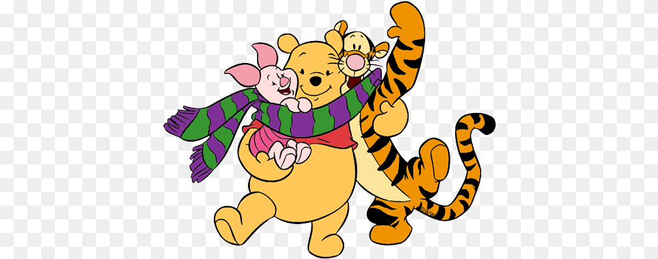 Pooh Winter Winnie The Pooh And Friends Winter, Cartoon, Baby, Person Free Png Download