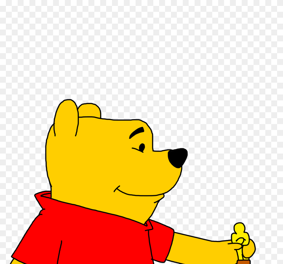 Pooh With Academy Award, Baby, Person, Cartoon, Face Free Png