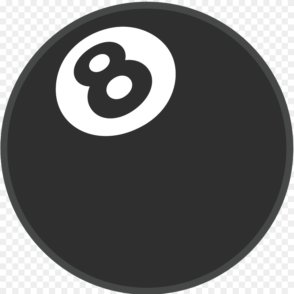 Pool 8 Ball Emoji Clipart, Text Free Transparent Png