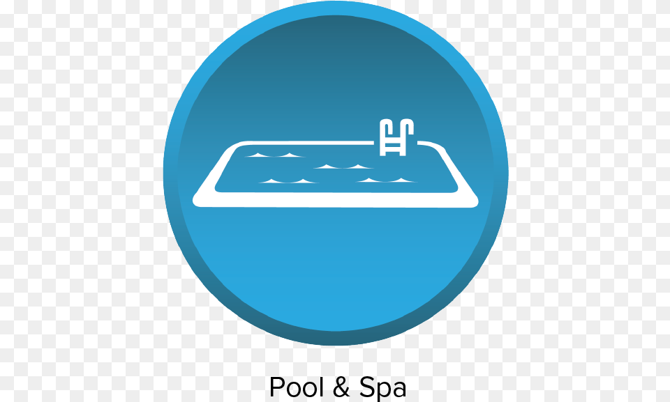 Pool Amp Spa Icon Sign, Tub, Hot Tub, Bathing, Disk Free Png