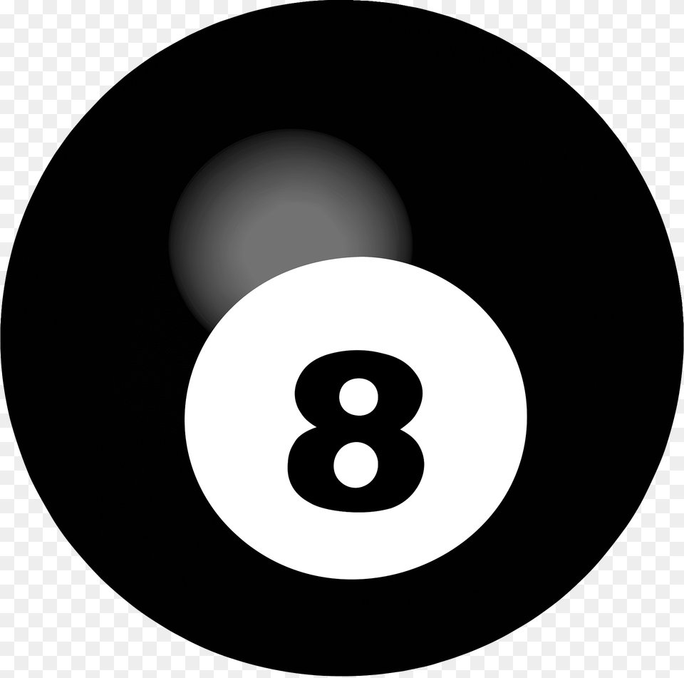 Pool Ball Clipart, Number, Symbol, Text, Disk Png