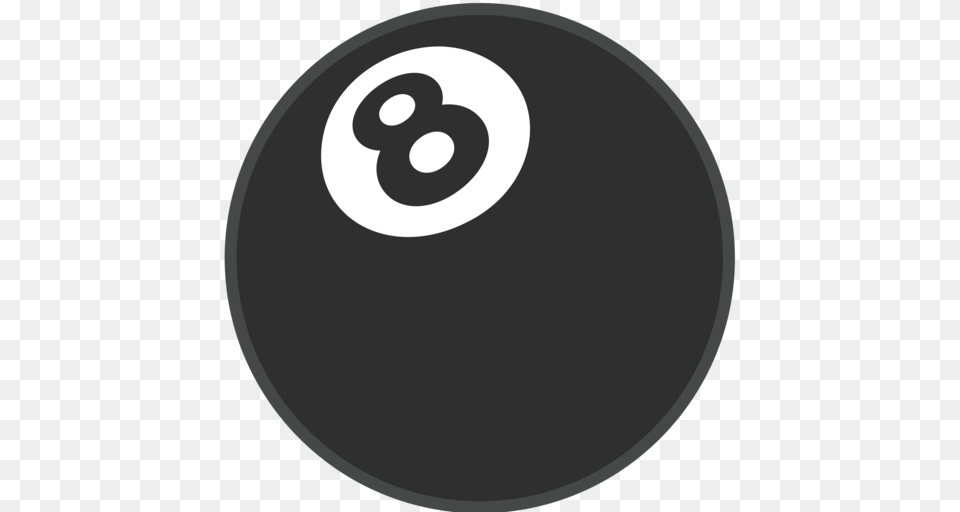 Pool Ball Emoji, Text, Disk Free Transparent Png