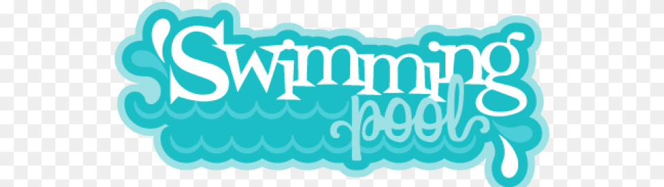 Pool Clipart Water Park Swimming Pool Word Transparent Don T Shop Adopt, Text, Blackboard, Turquoise Png Image