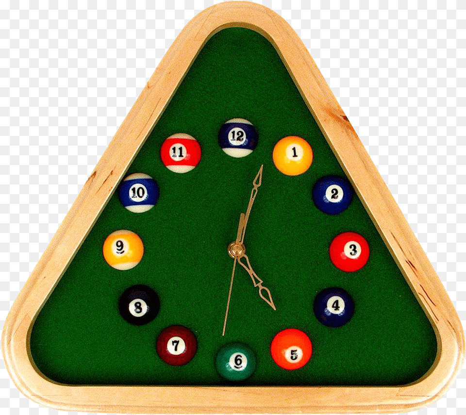 Pool Clock, Furniture, Table, Indoors, Triangle Png