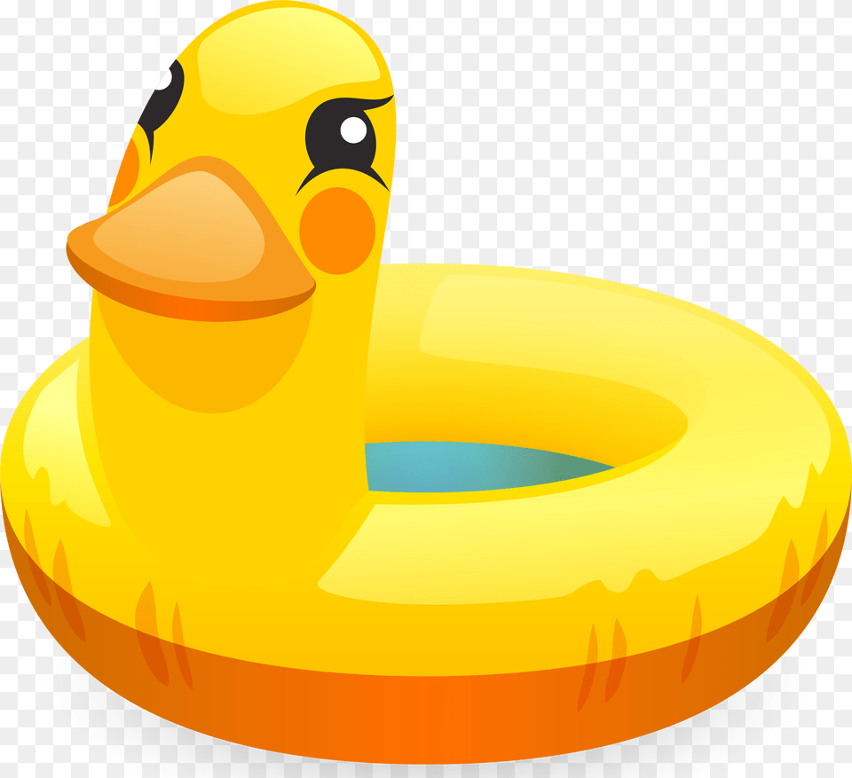Pool Duck Swim Ring, Inflatable, Water, Animal, Bird Free Png Download