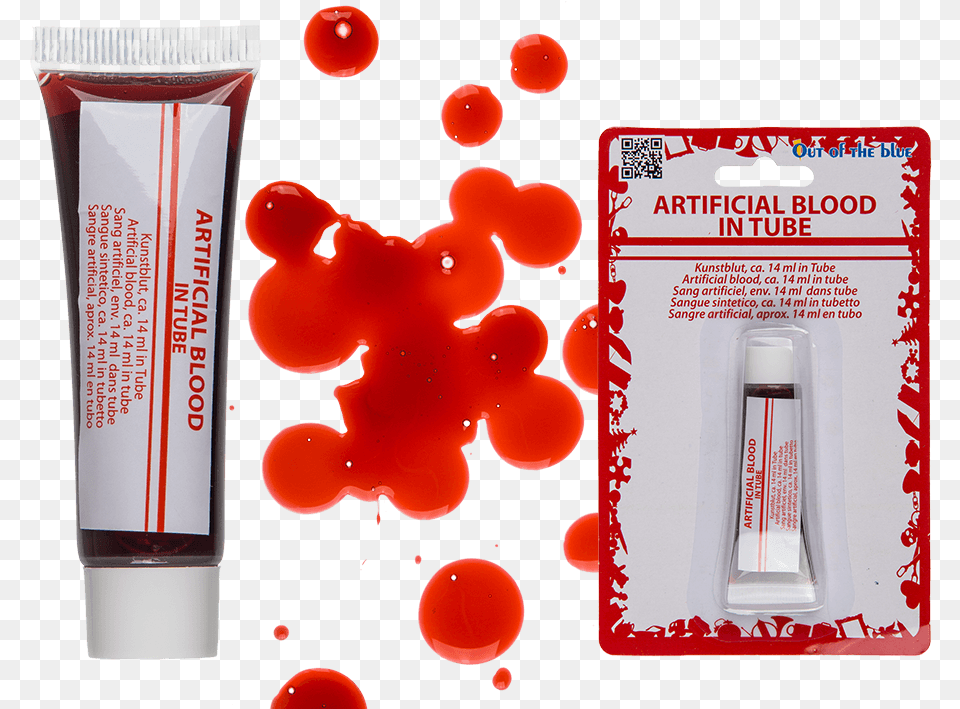 Pool Of Blood, Bottle, Qr Code, Toothpaste Free Png