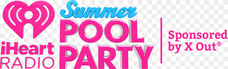 Pool Party, Purple, Text Png