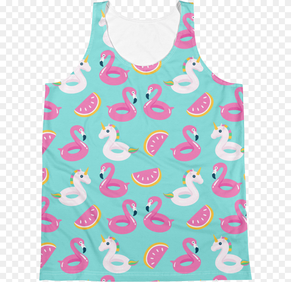 Pool Party Allover Tank Top Swish Embassyclass Cartoon, Animal, Bird Png