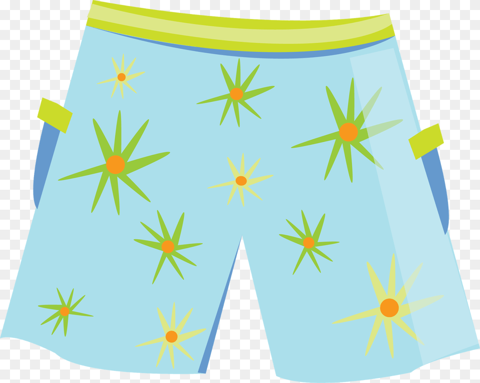 Pool Party Clip Art Trunks, Clothing, Shorts, Swimming Trunks Free Transparent Png
