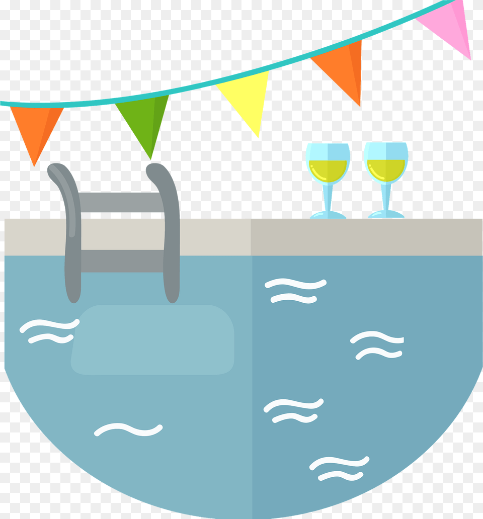 Pool Party Clipart, Glass, Leisure Activities, Person, Sport Free Transparent Png