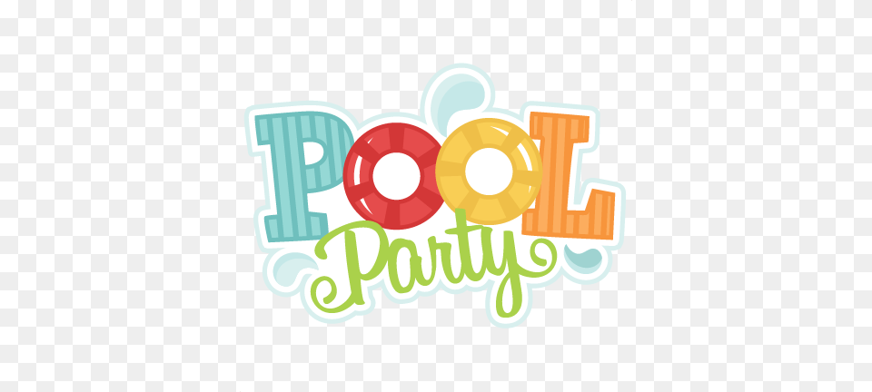 Pool Party Cutting Swimming Svgs Logo, Dynamite, Food, Sweets Free Png