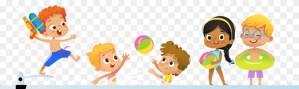 Pool Party Kids Invitation, Baby, Person, Face, Head Free Transparent Png