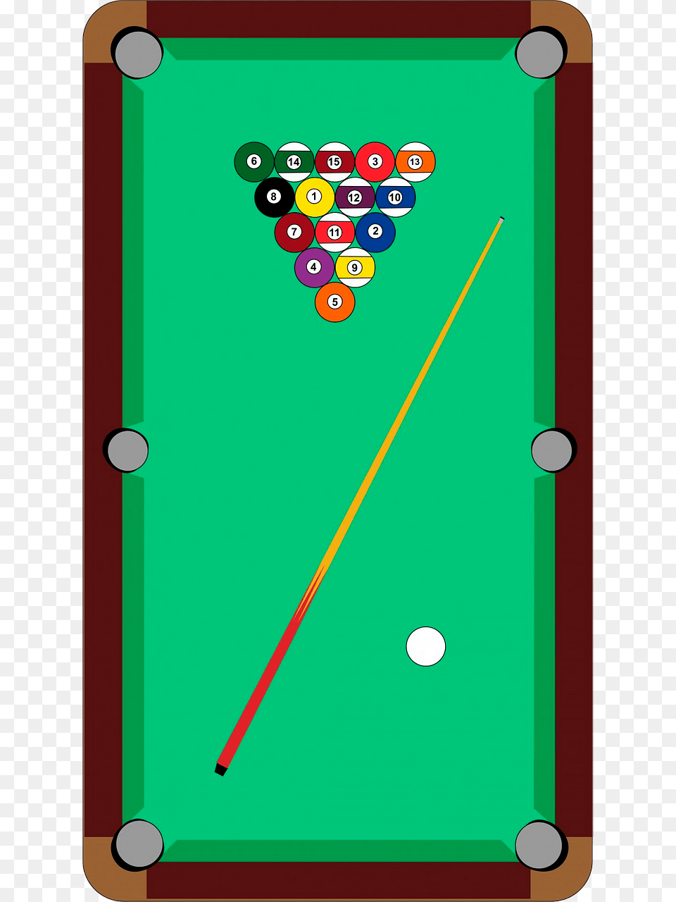 Pool Table Clipart, Furniture, Indoors, Billiard Room, Pool Table Free Png