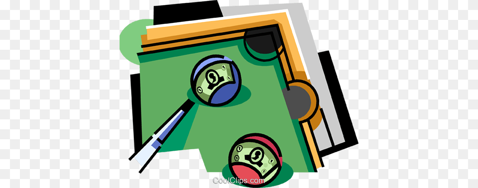 Pool Table With Balls And Cue Royalty Free Vector Clip Art, Furniture, Indoors, Gas Pump, Machine Png