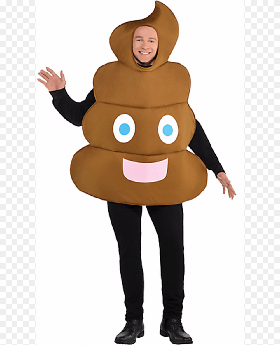 Poop Emoji Adult Costume, Clothing, Person, Woman, Female Free Png Download