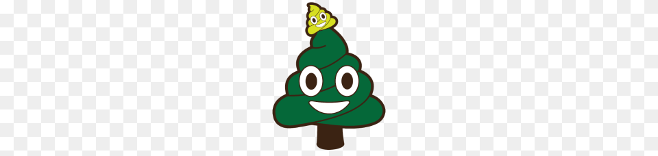 Poop Emoji Christmas Tree With Poop Star Funny, Nature, Outdoors, Snow, Snowman Png