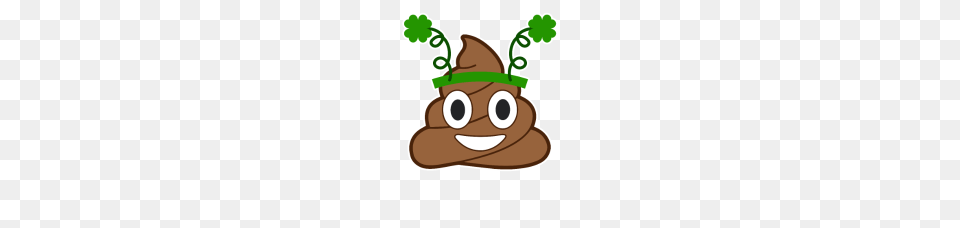 Poop Emoji Clovers Headband Funny St Patricks Day, Clothing, Hat, Animal, Fish Png