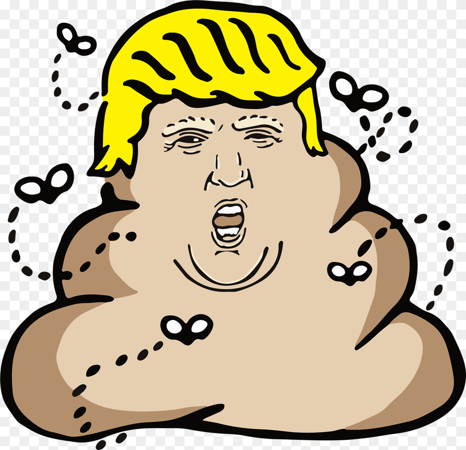 Poop Emoji Donald Trump, Baby, Head, Person, Face Free Png