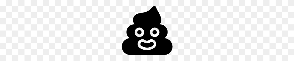 Poop Emoji Icons Noun Project, Gray Png