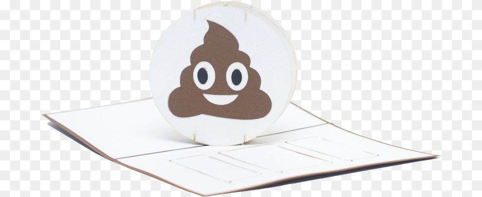 Poop Emoji Pop Up Card Egg, Paper, Disk Free Png Download