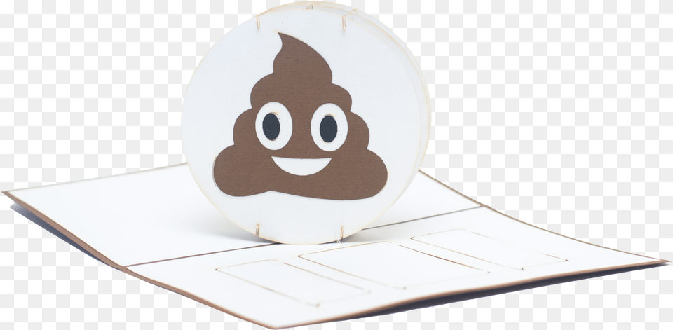 Poop Emoji Pop Up Card Emoji, Paper Free Transparent Png
