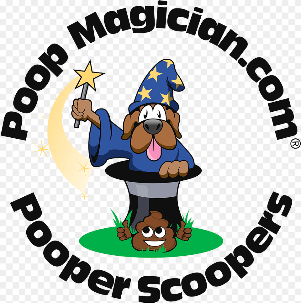 Poop Magician Logo Poop Magician Pooper Scoopers, Clothing, Hat, Baby, Person Png