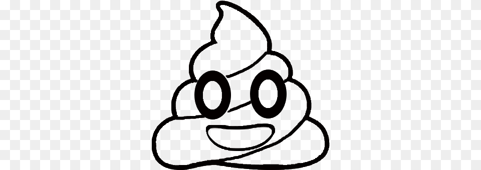 Poop Vector Blanco Vector Negro Poop Emoji Coloring, Clothing, Hat, Accessories, Bag Png