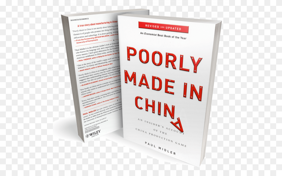 Poorly Made In China Book, Advertisement, Poster, Publication Png