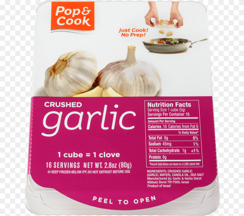 Pop Amp Cook39s Garlic Pop And Cook Garlic, Baby, Person, Advertisement, Food Free Png