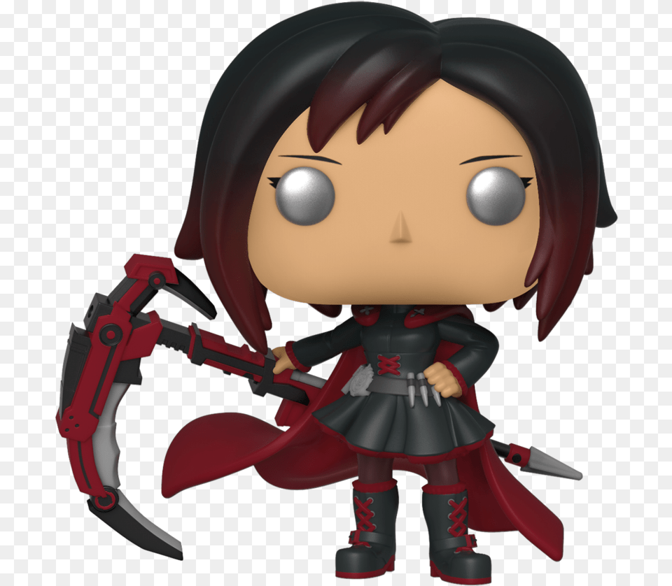 Pop Animation Rwby Ruby Rose Funko Pop Ruby Rose, Baby, Person, Toy, Face Free Png