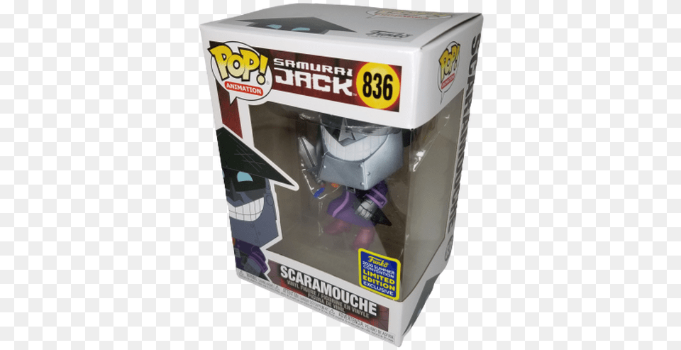 Pop Animation Samurai Jack 836 Scaramouche Sdcc2020 Shared Fictional Character, Helmet, Box, Robot Free Transparent Png