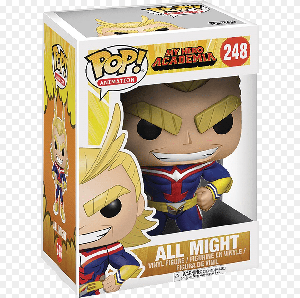 Pop Anime Mha All Might, Book, Comics, Publication, Baby Free Transparent Png