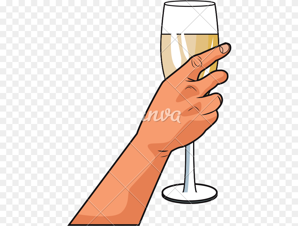 Pop Art Clipart, Glass, Alcohol, Wine, Liquor Free Transparent Png