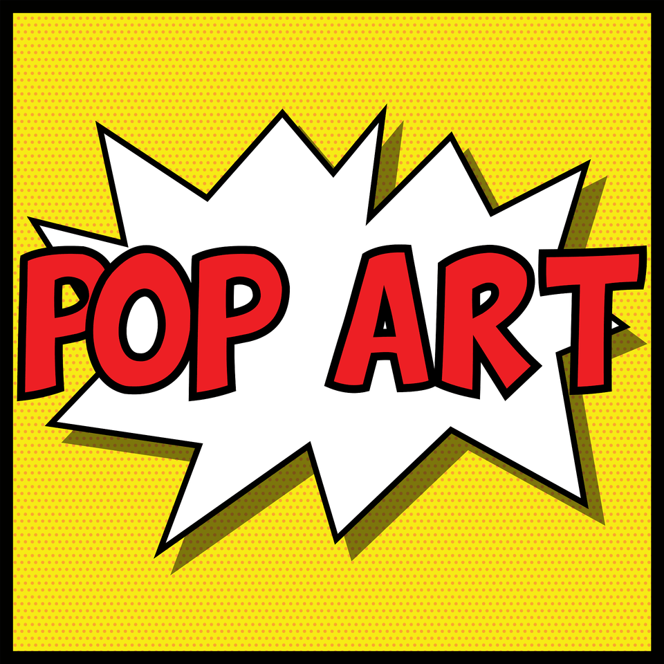 Pop Art Clipart, Logo Free Png