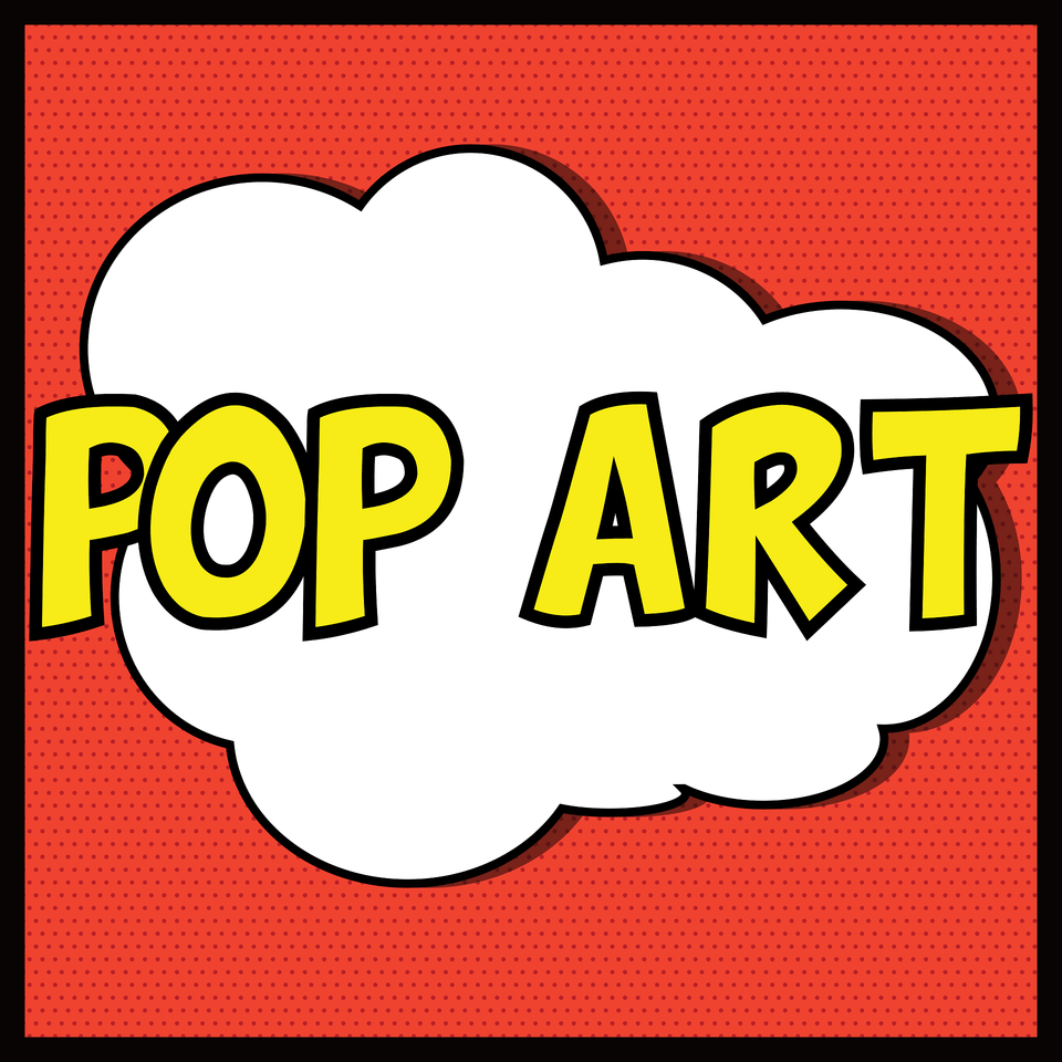 Pop Art Clipart, Sticker Free Transparent Png