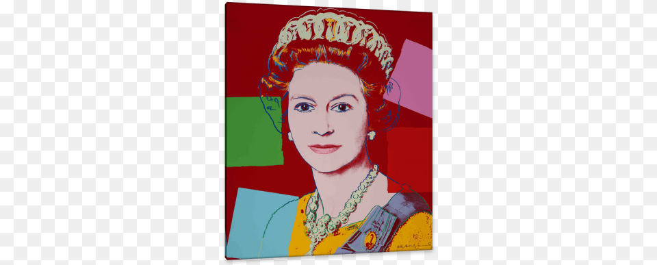 Pop Art Genius Andy Warhol Was Openly Gay In The Era Andy Warhol Reigning Queens Queen Elizabeth Ii, Painting, Accessories, Person, Necklace Free Png
