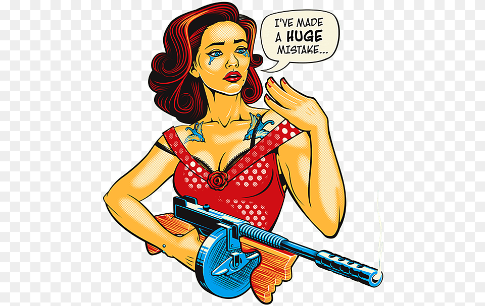 Pop Art Gun, Publication, Book, Comics, Adult Free Png Download