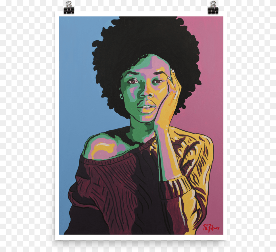 Pop Art Illustration Black Women Illustration, Adult, Person, Painting, Modern Art Free Transparent Png