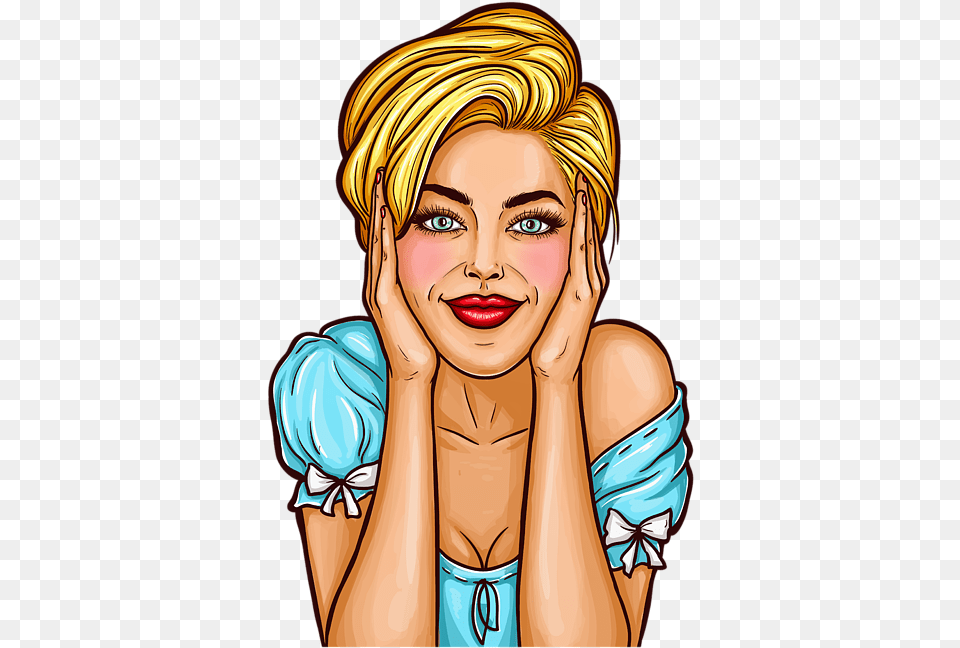 Pop Art Woman Design, Adult, Person, Female, Drawing Png Image