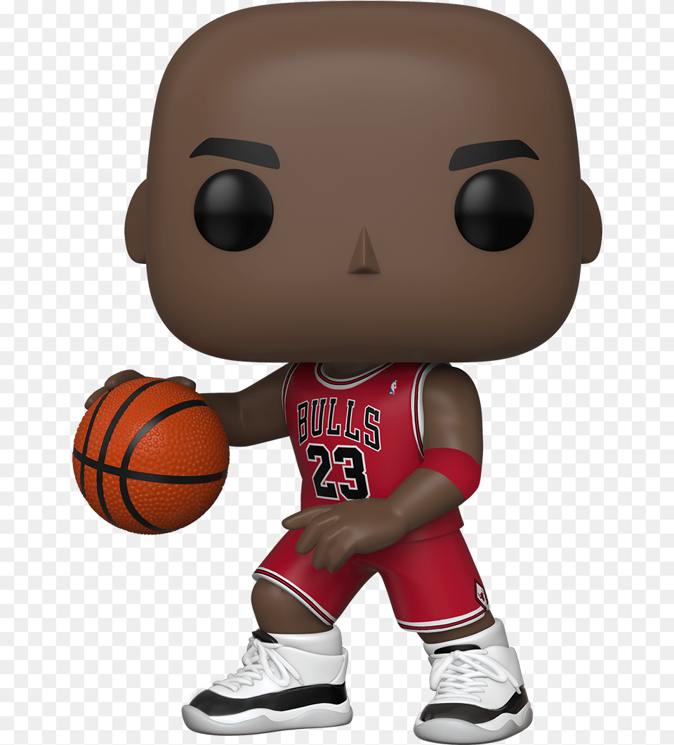 Pop Basketball Bulls 10 10 Inch Michael Jordan Pop, Clothing, Footwear, Shoe, Person Free Png