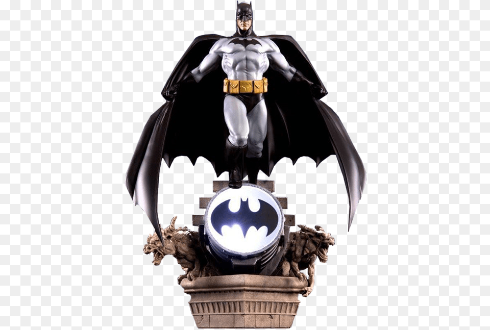 Pop Culture Shock Batman Statue Batman Pop Culture Shock, Logo, Adult, Male, Man Free Png Download