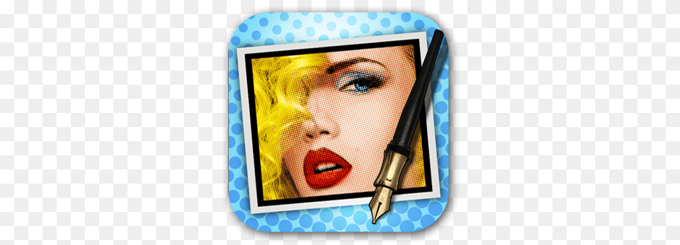 Pop Dot Comics Colorful Illustration And Halftone Effect, Adult, Female, Person, Woman Free Transparent Png