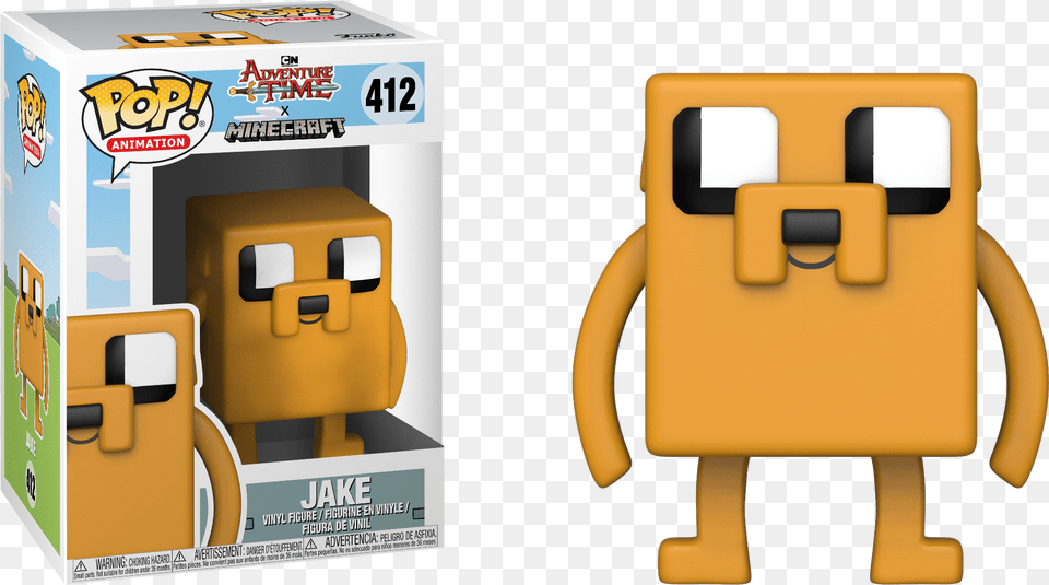 Pop Figure Adventure Time Minecraft Jake Funko Pop Jake Minecraft Free Transparent Png