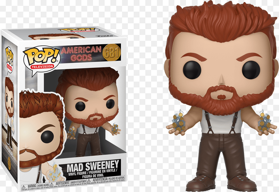 Pop Figure Amercan Gods Mad Sweeney American Gods Funko Pop, Baby, Person, Face, Head Free Transparent Png
