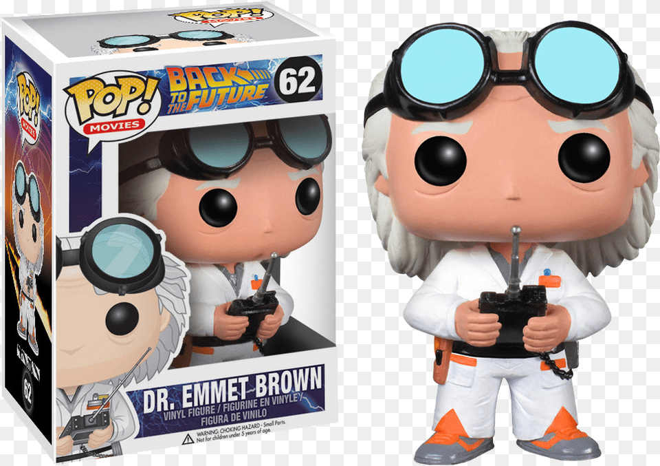 Pop Figure Back To The Future Dr Emmet Brown Pop Funko Pulp Fiction, Accessories, Sunglasses, Baby, Person Free Png Download
