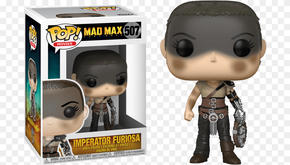 Pop Figure Mad Max Fury Road Furiosa Chase Mad Max Furiosa Funko, Person, Baby, Face, Head Png Image