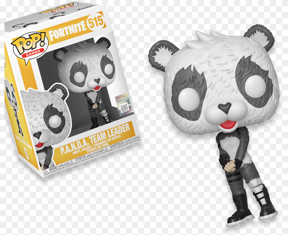 Pop Fortnite Panda, Plush, Toy, Animal, Canine Free Png